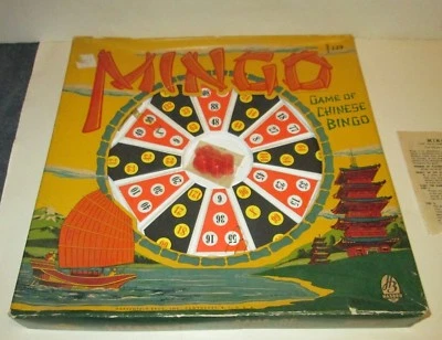 VINTAGE 1956 MINGO GAME OF CHINESE CHECKERS HASSENFELD BROS INC HASBRO - Изображение 1 из 4