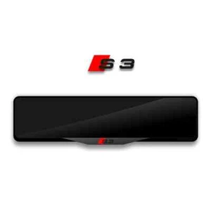 1 x Acrylic Premium Exclusive Audi S3 Car Number Plate Holder Surround - Picture 1 of 4