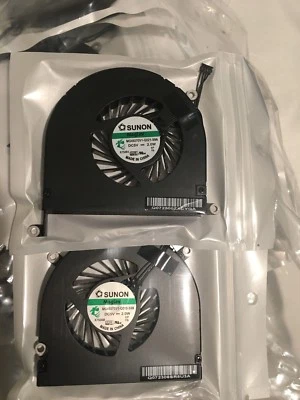 NEW MacBook Pro 17" A1297 2011 Fan Set MG45070V1-Q021-S9A MG45070V1-Q010-S99 USA - Image 1 of 4