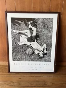 Rare Famed Photographer Louise Dahl- Wolfe Staley Wise Gallery Poster NY - Picture 1 of 14