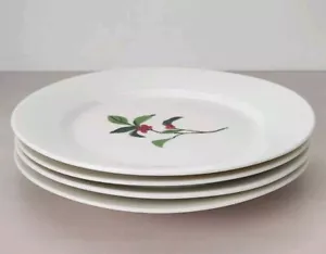 Set di 4 antipasti per insalata a tema festività natalizie cassa e barile piatti bianchi - Foto 1 di 10