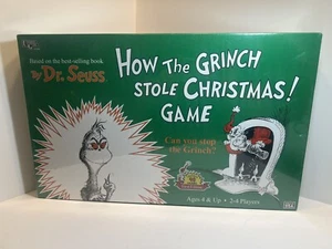 Vintage 1997 How the Grinch Stole Christmas Board Game DrSeuss NIB-UNOPENED - Picture 1 of 1