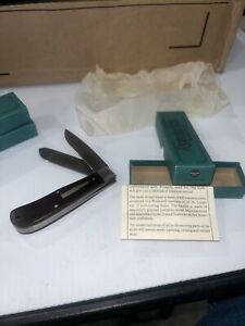 1989 Remington USA Vintage R1128 Silver Bullet Trapper Knife Cocobolo Handle NIB