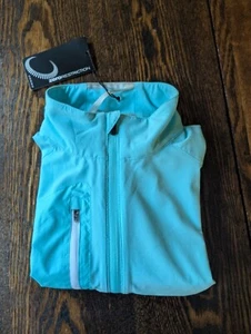 Zero Restriction Men's Vest Golf Z700 Full Zip Performance Jacket Creek Blue M - Picture 1 of 10