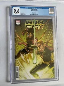 IRON FIST #1 CGC 9.6! LEINIL FRANCIS YU VARIANT COVER! 1:25 RETAILER INCENTIVE! - Picture 1 of 4