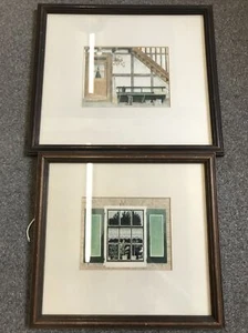 Bridget Baker ‘The Green Window’ And ‘Clean As A Whistle’ Original Paintings - Picture 1 of 9