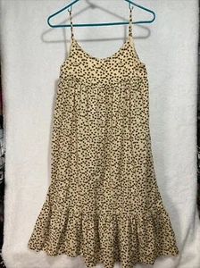 Bonpoint Girls Dress Size 14 Floral Star Print Smocked Spaghetti Strap Sundress - Picture 1 of 8