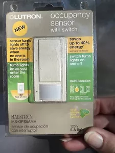 Lutron Occupancy Sensor With Switch- White - Picture 1 of 1
