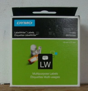 DYMO S0722550 Mehrzwecketiketten 51mmx19mm 1x500 Weiß OVP A - Picture 1 of 1