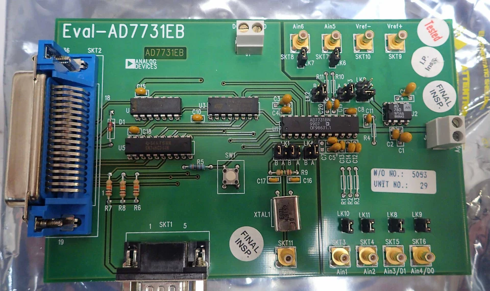 ANALOG DEVICES EVAL-AD7731EB EVALUATION BOARD FOR PROCESS CONTROL ADC - Image 1 of 4