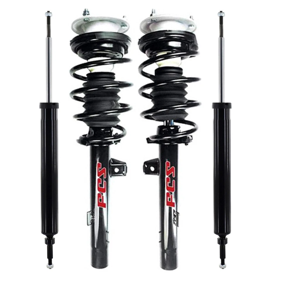 Front Complete Strut & Rear Shock Absorbers Kit 4PCS For BMW 128i 135i 328i 335i - Image 1 of 4
