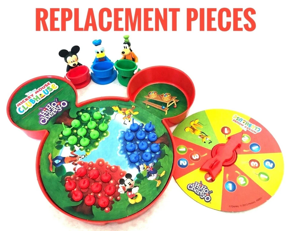 Hi Ho Cherry-O Disney Mickey Mouse Casa Club Juego de Mesa Repuesto Movers Fruta Foto 1 de 1