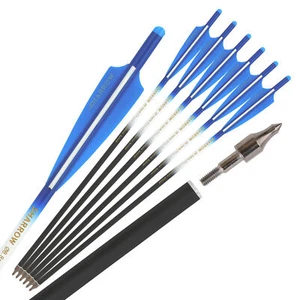 16''17''18''20''22'' Archery Crossbow Bolts Carbon Arrows Bow Hunting Target - Picture 1 of 19