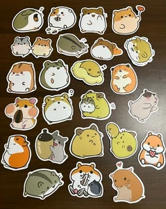 CARTOON HAMSTER~ Cartoon~ Stickers Pack~ anime 50 PC - Picture 1 of 2