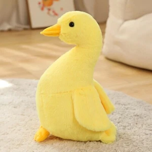 Duck Yellow 12 Inch Stuffed Animal Plush Toys Toddler Fluffy Dolls Kids Gifts - Picture 1 of 4