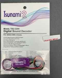 SoundTraxx Tsunami2 TSU-2200 DCC Decoder 885022 EMD-2 Diesel - Picture 1 of 4