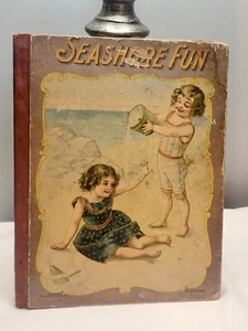 Vintage Küstenspaß von De Wolfe, Fiske & Company circa 1885 Santa at Sea SELTEN!! - Bild 1 von 16