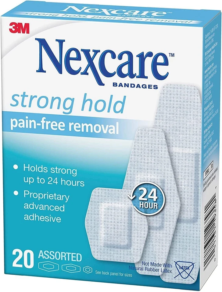 Nexcare Sensitive Skin Bandages Assorted 20 Count 1 Each by 3m