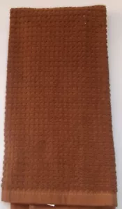 Asciugamano cucina COMPLETO non tagliato colore MARRONE TINTA UNITA RITZ cotone NUOVO - Foto 1 di 2