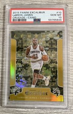 2015 Panini Excalibur LeBRON JAMES Crusade-Camo #10 GEM MT PSA 10 G1