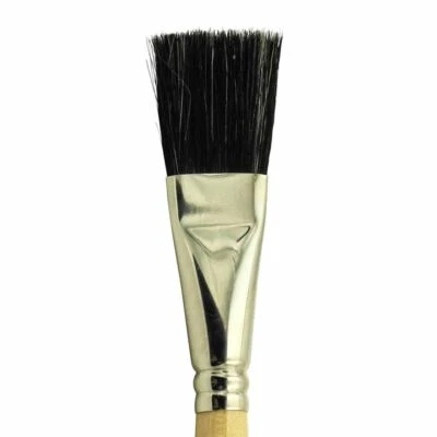 1775- NATURAL OX HAIR SOFT WASH BRUSH - Image 1 of 2