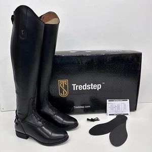 Tredstep Donatello III FIELD Size 9.5 - 10 US Calf SLIM 13½ Height TALL 20 BLACK - Picture 1 of 12