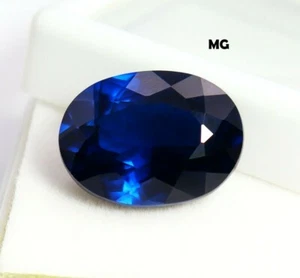 Natürlich Zertifiziert Selten Blau Spinell 17.85 Karat Ovaler Schliff 17 MM Lose - Bild 1 von 6