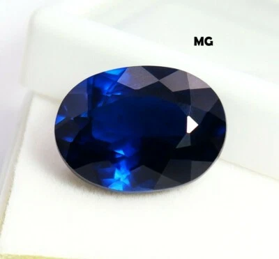Natürlich Zertifiziert Selten Blau Spinell 17.85 Karat Ovaler Schliff 17 MM Lose - Bild 1 von 4