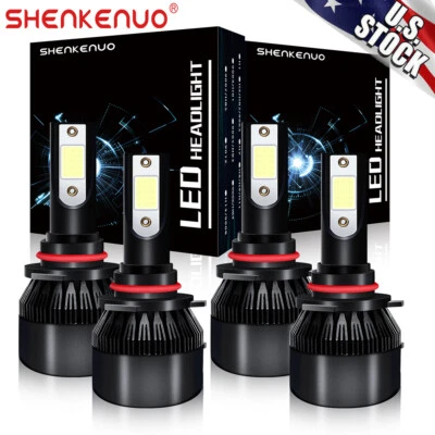 9005+9006 Bombillas LED Faros para BMW 525i Luz Alta y Baja 1989-1995 Juego de 4 Foto 1 de 4