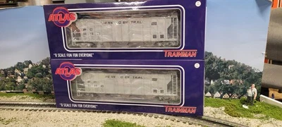 Atlas O 3 Rail Penn Central PS2 3 Bay Covered Hopper Car Set New - Image 1 of 4