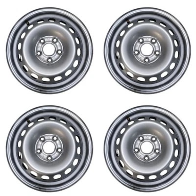 Llantas de acero 4x originales VW Golf Caddy Seat Altea 6J R15 ET47 5x112 2K0601027B - Imagen 1 de 4