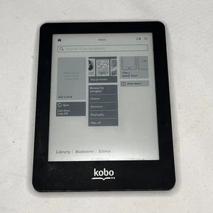Kobo Glo N613 eBook Reader Wi-Fi - 6" Display 2 GB Storage Tested & Working - Picture 1 of 8