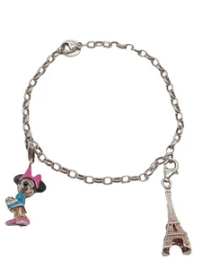 THOMAS SABO Braccialetto sottile Donna Ornamento braccia argento-rosa-blu - Foto 1 di 6