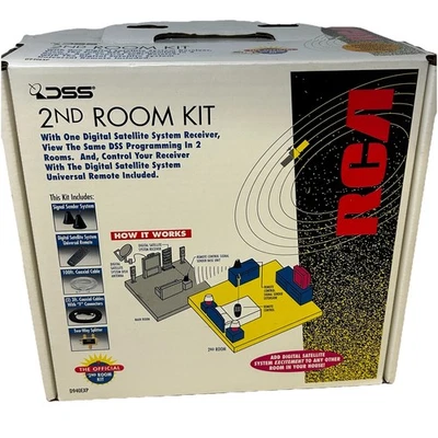 Vintage RCA DSS 2nd Room Kit D940EXP Satellite TV Remote Signal Sender - Image 1 of 4