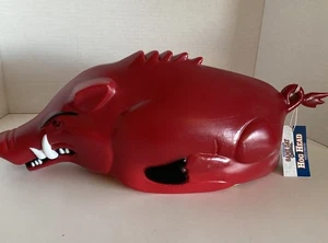 NUEVO-Arkansas Razorback-Plástico Duro Día del Juego Sombrero Cabeza de Cerdo-Jenkins Enterprises - Imagen 1 de 13