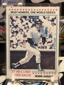 1978 Topps #7 Reggie Jackson Yankees Most Homers One World Series ST 13F - Picture 1 of 2