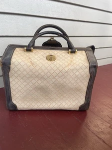 Authentische Vintage Gucci Arzttasche Reisetasche Canvas & Leder Made in ITALY - Bild 1 von 24
