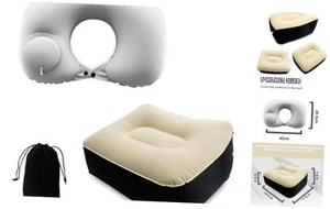 Inflatable Foot Rest, Carseat Foot Pillow, Airplanes Inflatable Foot Rest - Picture 1 of 8
