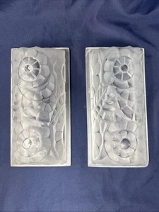 HUBENS DEGUE Paar französische Art Deco Wandleuchterschirme 1930 PAAR !!! Gemarkt!!! - Bild 1 von 24