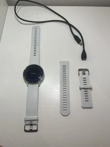 Garmin Venu 3 Music 45mm Silver Stainless Steel Bezel Whitestone Case - Picture 1 of 9