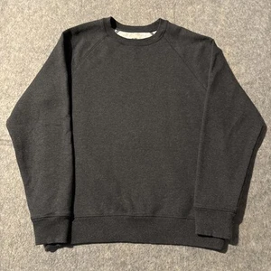 Flint Tinder Heathered Sweatshirt Mens Medium Gray Crewneck Casual Sweater - Picture 1 of 5