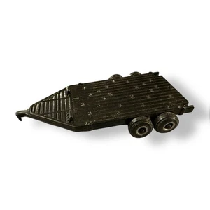 Vintage Ertl  Dual Axle Black Bed Trailer 4161-9111 2932U - Picture 1 of 4