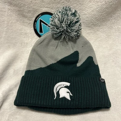 Michigan State Spartans College Football Knit Beanie Zephyr With Pom NWT - Image 1 of 3