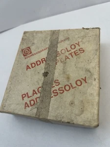 Piastre Addressoloy Grafotipo B-5300 mai usate confezione da +-250 - Foto 1 di 7