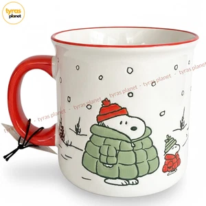 Peanuts Snoopy Woodstock "Cozy & Warm"  21 oz Mug NWT 2025 Winter Holiday Season - Picture 1 of 5