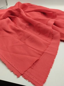 Coral Satin Fabric – Elegant Smooth Material by Yard (130 cm / 51") - Picture 1 of 17