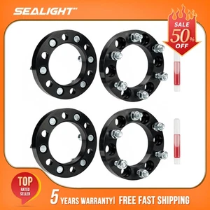 4Pcs 1" 6x5.5 6x139.7 Wheel Spacers 12x1.5 For Chevrolet Dodge GMC Honda Hummer - Picture 1 of 13