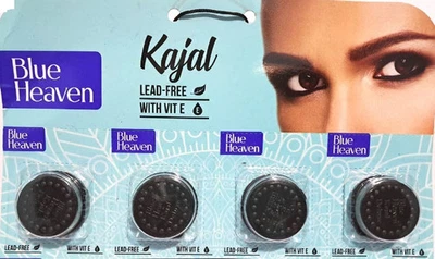 Oferta combinada Blue Heaven sin plomo con vitamina e Deluxe Kajal (paquete de 6) Foto 1 de 2