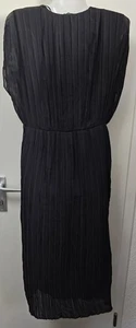Kleid Gr. 40 Schwarz Gerippt - Bild 1 von 7