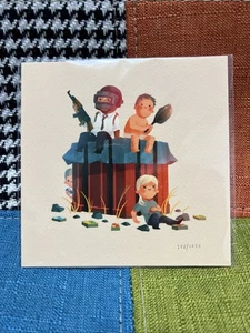 Olly Moss Game of the Year Print PubG Numbered 5x5” - Imagen 1 de 1